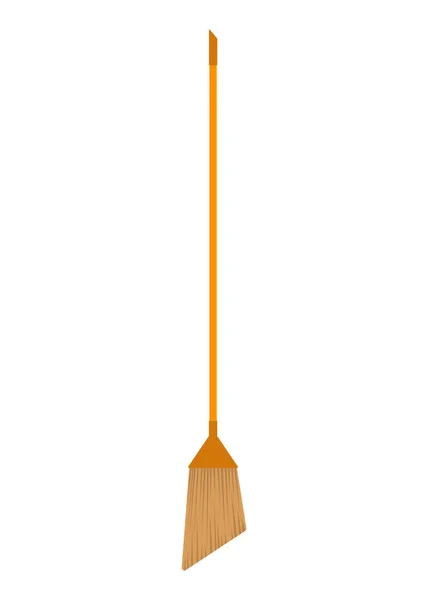 Broom Mop Icon Hygiene Handling Equipment Object Illustration Household Mop — Vector de stock
