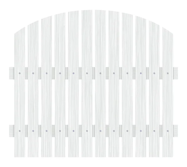 木制栅栏的设计 农村护栏建设风格扁平化 包围木板 码屏障 以白人为背景隔离的农场或农村房屋边界 — 图库矢量图片