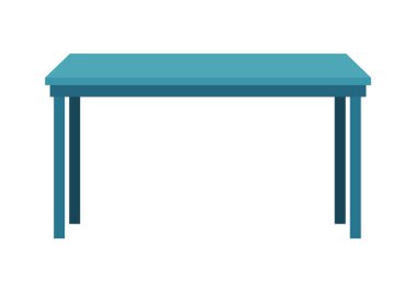 Boş tahta masa ya da masaüstü. İç mekan manzarasının temiz küçük bir unsuru. Nesne sunumu için şablon. Masa beyaz arkaplanda izole edildi.