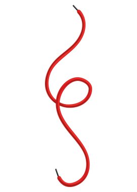 Kırmızı dantel ayakkabılar. Ayakkabı bağcıklarını bağlama planı. Bağcıklı ayakkabı bağcığı olan simge beyaz arkaplanda izole edilmiş. Dantel seçeneği, ayakkabıları bağlamak.