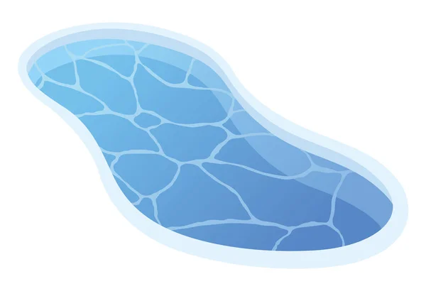 Zwembad Isometrische Home Pool Icoon Web Design Geïsoleerd Witte Achtergrond — Stockvector