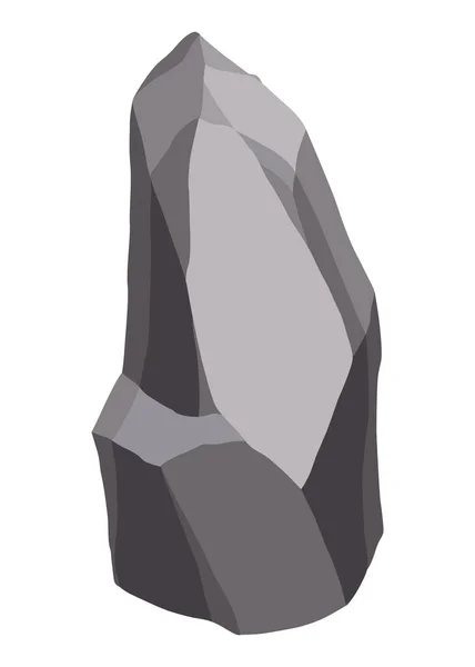 Piedras Rocosas Escombros Montaña Grava Piedra Gris Forma Poligonal Pieza — Archivo Imágenes Vectoriales