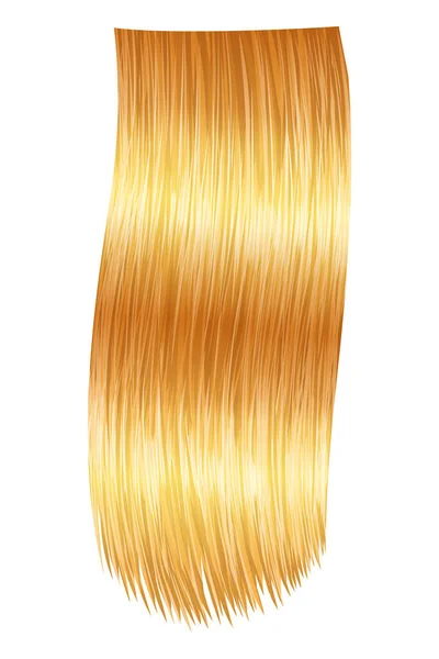 Cheveux Blonds Brillants Pour Femme Coupe Cheveux Soin Des Cheveux — Image vectorielle