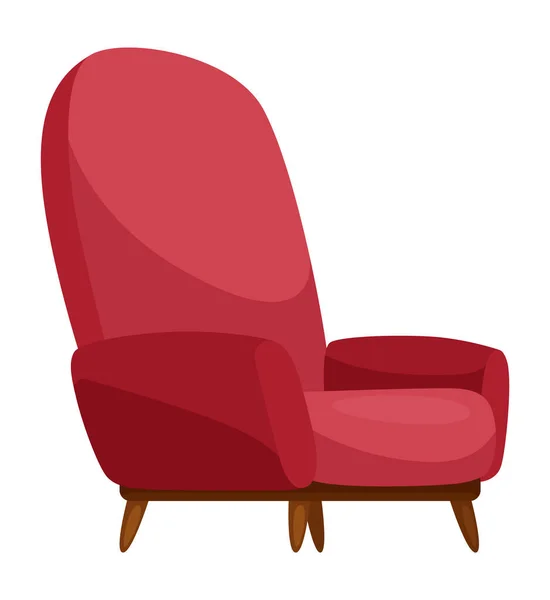 Modern Furniture Home Office Interior Vector Illustration Cartoon Isolated Stylish — Stock Vector