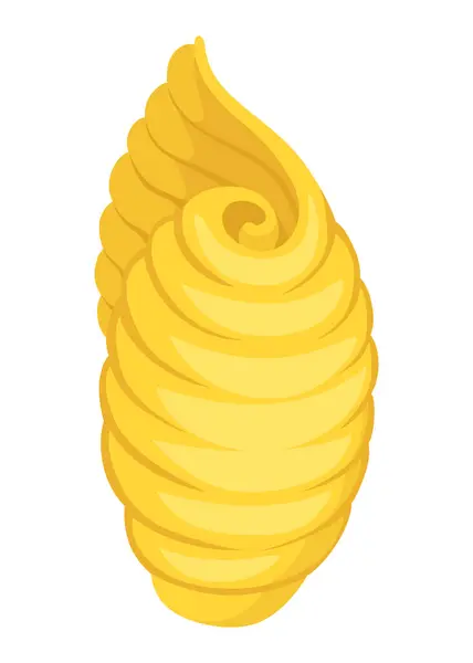 Символ Макарон Милая Итальянская Пшеничная Еда Дизайн Персонажей Макарон Лапшой — стоковый вектор