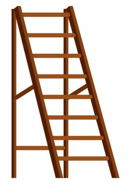 Ev ve ofis içi vektör illüstrasyonu için modern mobilyalar. Çizgi film izole edilmiş şık merdiven modern konforlu aksesuarlar ve dekorlar.