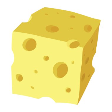 Taco malzemeli peynir. Geleneksel Meksika fast-food 'u. Menü ve reklam için Meksika yemek tasarımı öğesi. Vektör çizgi film illüstrasyonu.