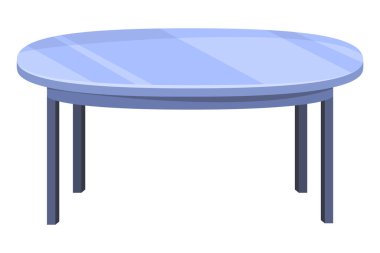 Ahşap masa mobilyaları, iç ahşap masa. Boş ahşap masa beyaz arkaplanda izole edilmiş. Platformun vektör illüstrasyonuName.