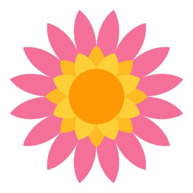 Meksika geleneksel çiçeği. Etnik nakış süslemesi. Dekoratif halk grafikleri, duvar kağıdı elementleri. Şenlikli Meksika çiçek motifi. Vektör illüstrasyonu.