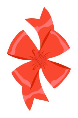 Baş simgesi. Davetiye ya da hediyeler için çizgi film şeridi, mevcut kartlar ve beyaz arka planda izole edilmiş lüks paket. Tasarımınız için tatiller ve kutlamalar. Vektör illüstrasyonu.