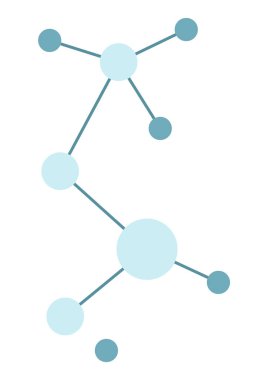 Kimyasal laboratuvar elementini araştıran bilim. Profesyonel bilimsel araştırma çalışması. Moleküler mühendislik vektör kavramı. Modern bilimsel veya kimya sınıfı iç tasarım sembolü.