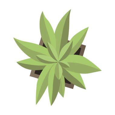 İç mobilya üst görünümü. Banyo elementi. Kat planı, yukarıdan görüş. Mobilya dükkanı. İç mekan ikonu. İzole vektör illüstrasyonu.