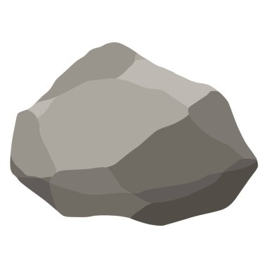 Kaya taşları ya da dağ enkazı. Çakıl, gri taş. Çokgen şekil, fosil taş parçası. Oyun dekorasyon ögesi.