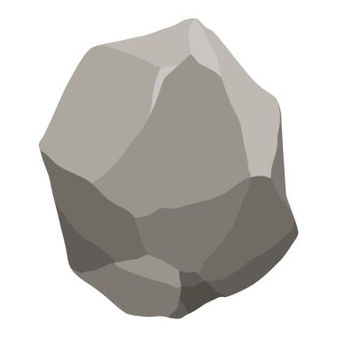 Kaya taşları ya da dağ enkazı. Çakıl, gri taş. Çokgen şekil, fosil taş parçası. Oyun dekorasyon ögesi.