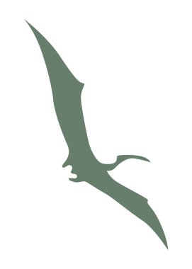 Dinozorların silueti. Dino canavarları ikonu. Tarih öncesi sürüngen canavarı. Çizim vektör çizimi beyaza izole edildi.