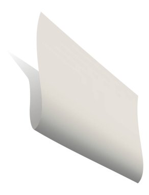 Katlanmış gazete. Modern haber yayını. Gazete ikonu. Periyodik baskı ürünü, günlük haberler ve spor, gıda ve ilaç, iş bilgileri, son basın.