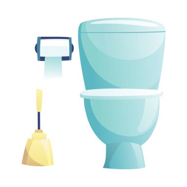 Lavabonun yanında lavabo pompası ve tuvalet kağıdı tutacağı olan bir tesis.