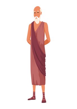 Antik Romalı ya da Yunan. Sivil nüfus, erkek karakter..