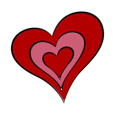 Birbirine aşık bir çift, geçmiş kavramı. Romantik poster tasarımı, aşkın sembolü. İyi ilişkiler kavramı. Düz vektör illüstrasyonu.