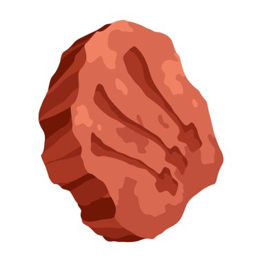 Dinozor fosil iskelet kemikleri, izole arkeoloji kazıları. Yeraltında yatan tarih öncesi sürüngen iskeletleri. Çizgi film paleontolojik tarihi eser.