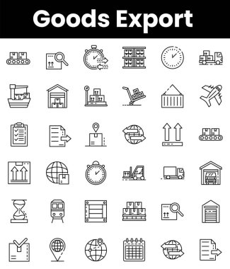 Taslak mal ihracat simgelerinin kümesi