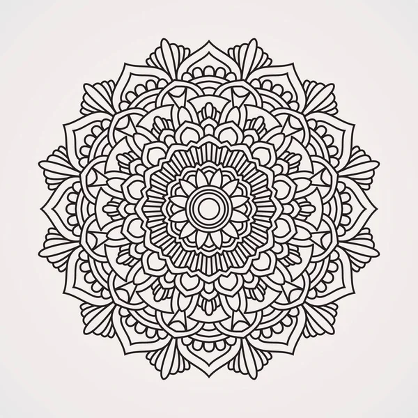 Stock vector flower mandalas and combine beautiful decorative forms. suitable for henna, tattoos, coloring books and more