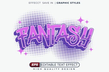 Düzenlenebilir 3d metin efekti fantezisi