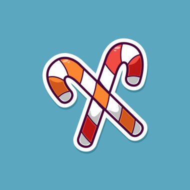 Çizgi film Şeker Çubuğu Vektörü, Cadılar Bayramı Elemanı, poster ya da çıkartma festivali