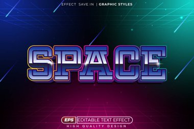 Poster tasarımı için derecelendirilebilir 3d metin efekti arkaplanı