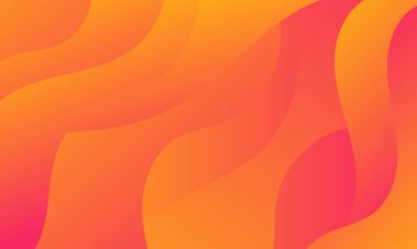 Abstract Orange geometric background. Modern background design. Liquid color. Fluid shapes composition. Fit for presentation design. website, basis for banners, wallpapers, brochure, posters