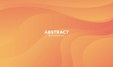 Abstract Orange geometric background. Modern background design. Liquid color. Fluid shapes composition. Fit for presentation design. website, basis for banners, wallpapers, brochure, posters