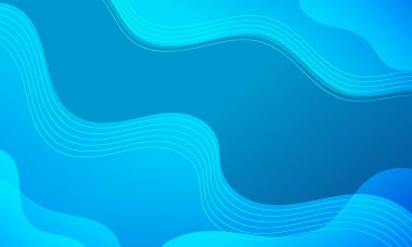 Abstract Blue geometric background. Modern background design. Liquid color. Fluid shapes composition. Fit for presentation design. website, basis for banners, wallpapers, brochure, posters