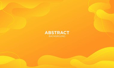 Abstract Yellow geometric background. Modern background design. Liquid color. Fluid shapes composition. Fit for presentation design. website, basis for banners, wallpapers, brochure, posters