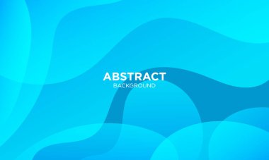 Abstract blue wave background. Modern background design. Liquid color. Fluid shapes composition. Fit for presentation design. website, basis for banners, wallpapers, brochure, posters