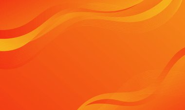 Abstract Orange geometric background. Modern background design. gradient color. Fluid shapes composition. Fit for presentation design. website, basis for banners, wallpapers, brochure, posters
