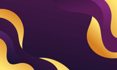 Abstract purple luxury wave background. Modern background design. golden color. Fluid shapes composition. Fit for presentation design. website, basis for banners, wallpapers, brochure, posters