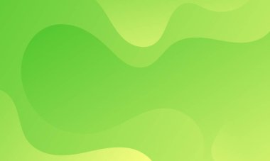 Abstract Green waves geometric background. Modern background design. gradient color. Fluid shapes composition. Fit for presentation design. website, banners, wallpapers, brochure, posters