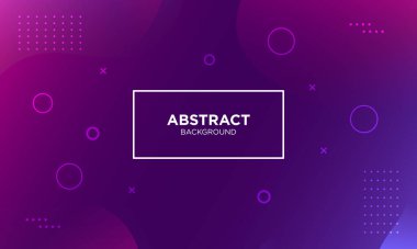 Abstract Purple waves geometric background. Modern background design. gradient color. Fluid shapes composition. Fit for presentation design. website, banners, wallpapers, brochure, posters