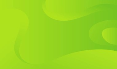 Abstract Green waves geometric background. Modern background design. gradient color. Fluid shapes composition. Fit for presentation design. website, banners, wallpapers, brochure, posters