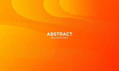 Abstract Orange waves geometric background. Modern background design. gradient color. Fluid shapes composition. Fit for presentation design. website, banners, wallpapers, brochure, posters