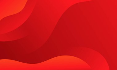 Abstract Red waves geometric background. Modern background design. gradient color. Fluid shapes composition. Fit for presentation design. website, banners, wallpapers, brochure, posters