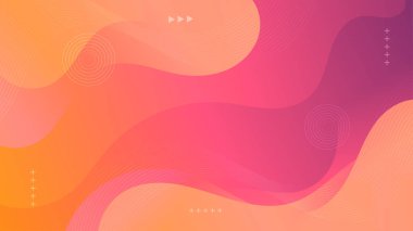 Abstract Pink liquid background. Modern background design. gradient color. Dynamic Waves. Fluid shapes composition. Fit for website, banners, wallpapers, brochure, posters