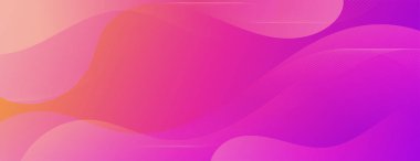 Abstract Colorful Fluid Banner Template. Modern background design. gradient color. Dynamic Waves. Liquid shapes composition. Fit for banners