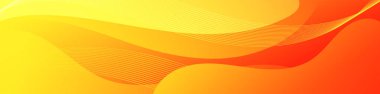 Abstract Orange Fluid Banner Template. Modern background design. gradient color. Dynamic Waves. Liquid shapes composition. Fit for banners