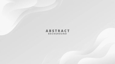 Abstract White liquid background. Modern background design. gradient color. Dynamic Waves. Fluid shapes composition. Fit for website, banners, wallpapers, brochure, posters