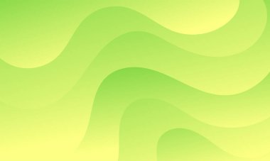 Abstract Green waves geometric background. Modern background design. gradient color. Fluid shapes composition. Fit for presentation design. website, banners, wallpapers, brochure, posters
