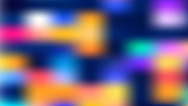 抽象的なカラフルな青緑の黄色のぼやけたメッシュの背景 現代的な背景デザイン ウェブサイト マーケティング素材 ソーシャルメディアグラフィックのためのフィット — ストックベクタ