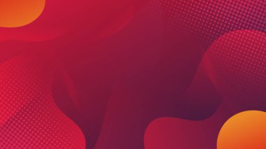 Abstract Red liquid background. Modern background design. gradient color. Dynamic Waves. Fluid shapes composition. Fit for website, banners, wallpapers, brochure, posters
