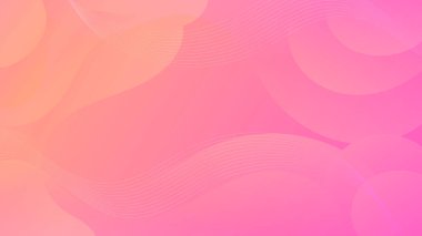 Dinamik Gradyan Pembe Turuncu Sıvı Dalga Arkaplanı. Renk ve akışkan şekillerin modern bir karışımı. Çağdaş tasarımlar, broşürler, afişler ve posterler için harika.