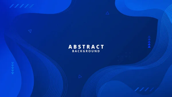 Абстрактный Темно Синий Жидкий Фон Современный Дизайн Фона Динамические Волны — стоковый вектор